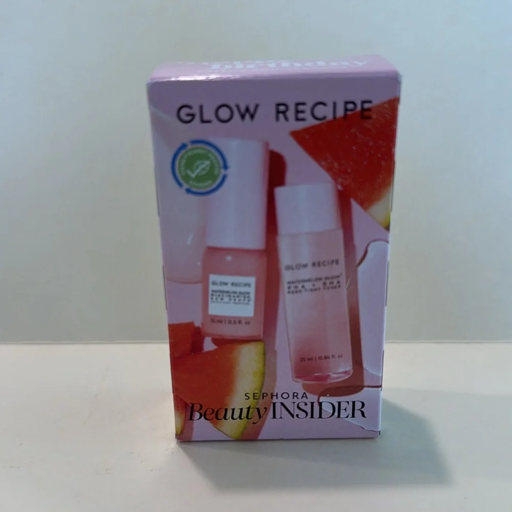 GLOW RECIPE 2p Watermelon Glow Birthday Set Mini Travel Sizes NIB $32